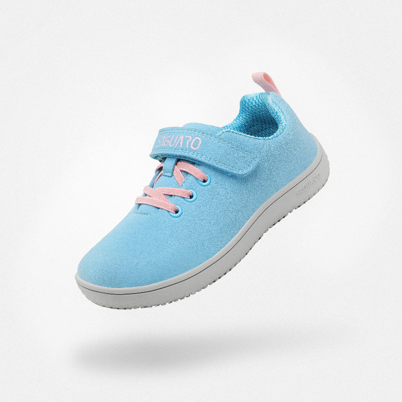 Kids Barefoot Shoes - Soft Sole, Eco-Friendly Suede Microfiber