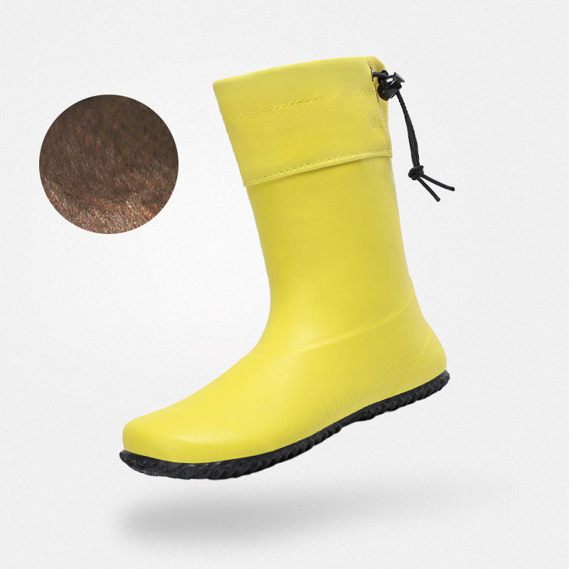 Brisk Foldable Barefoot Rain Boots - Wide Toe Box & PVC-Free