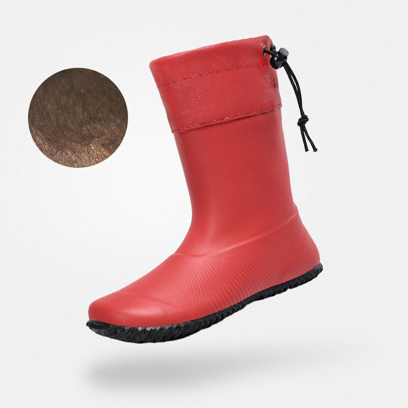 Brisk Foldable Barefoot Rain Boots - Wide Toe Box & PVC-Free