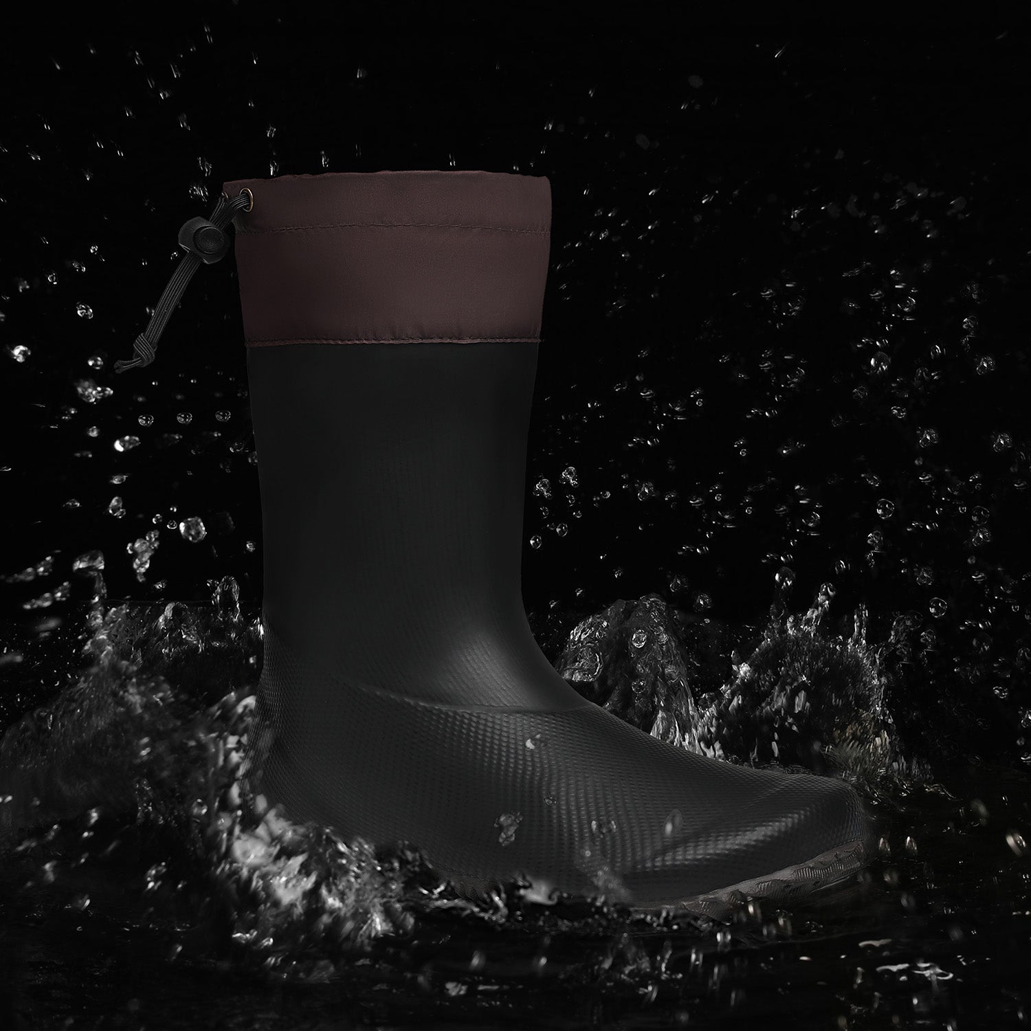 Brisk Foldable Barefoot Rain Boots - Wide Toe Box & PVC-Free