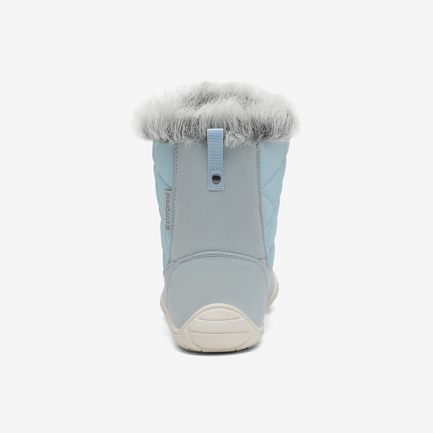 Rise I Waterproof Suede Winter Barefoot Boots with Faux Fur Collar