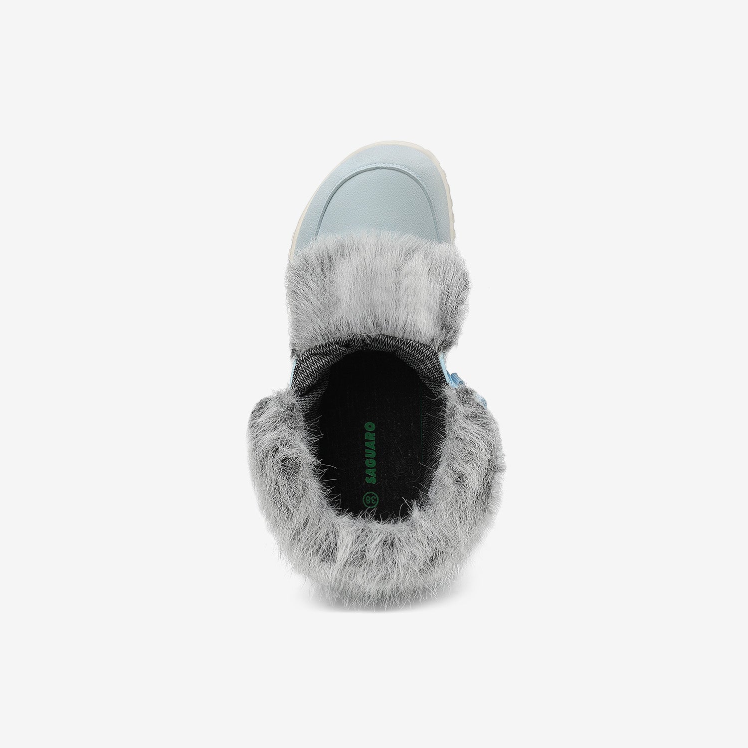 Rise I Waterproof Suede Winter Barefoot Boots with Faux Fur Collar