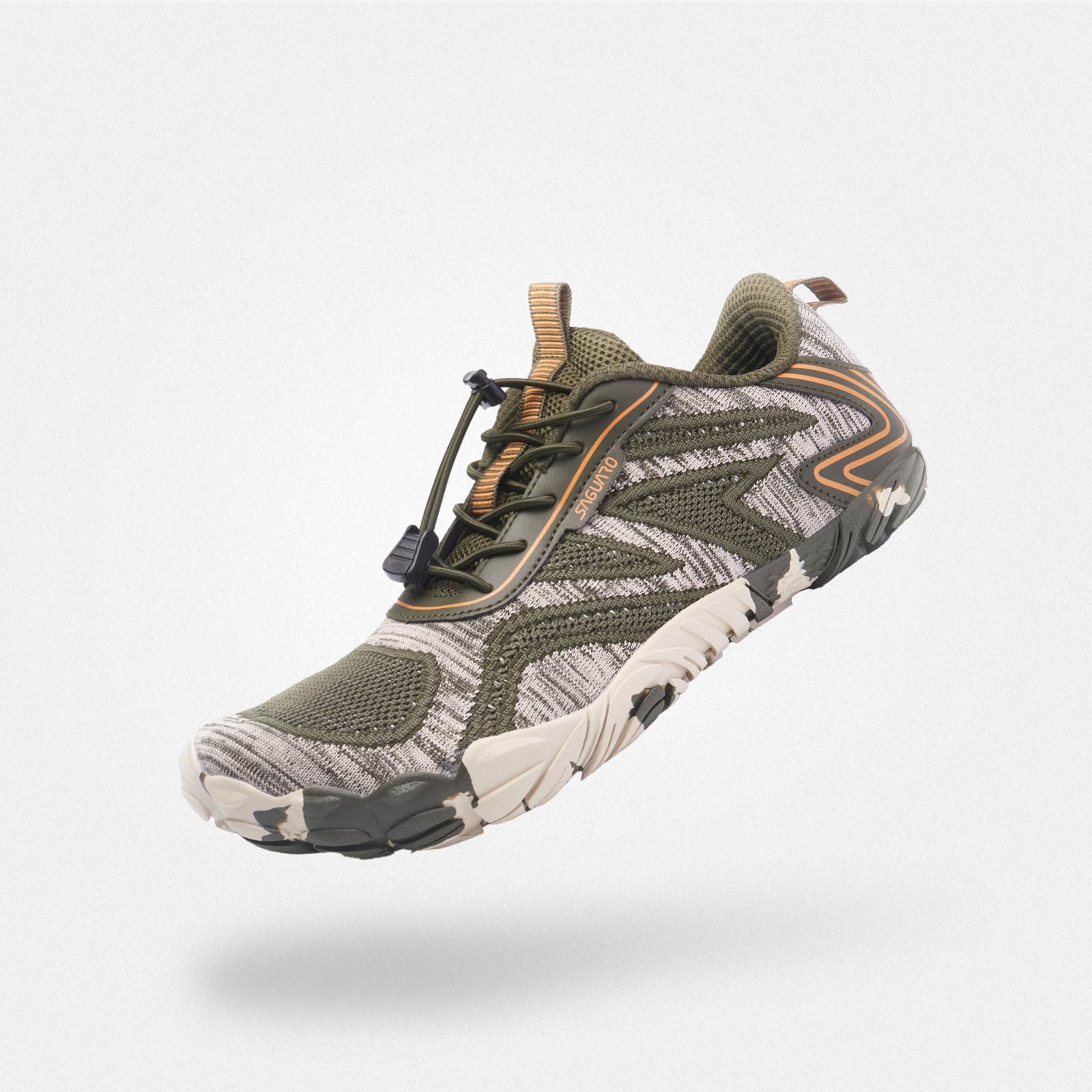 Active II Barefoot Shoes - 6mm Rubber Sole, Camouflage Knit for Comfort & Grip