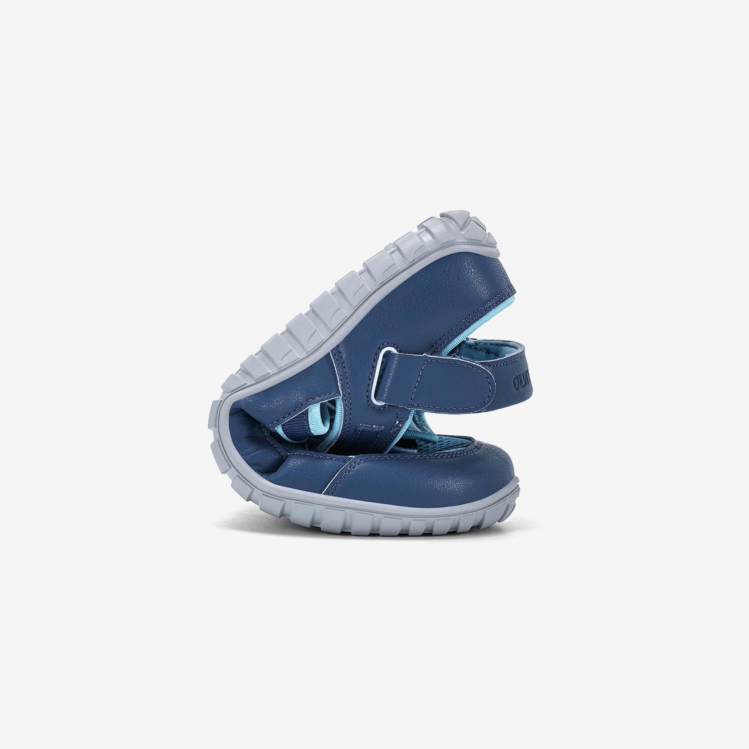 Breeze III Barefoot Shoes - Breathable Blue Mesh & Velcro Strap