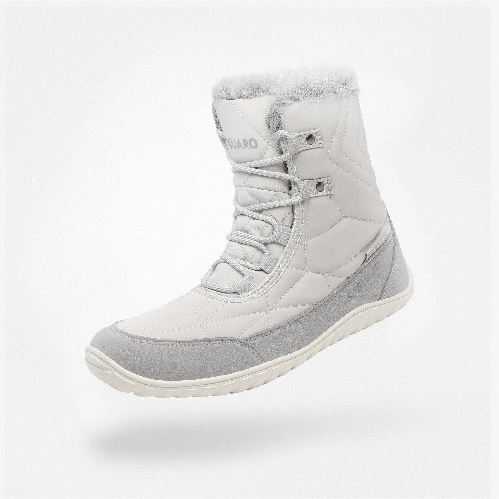 Rise II Waterproof Barefoot Winter Boots - Mid-Calf Suede with Faux Fur