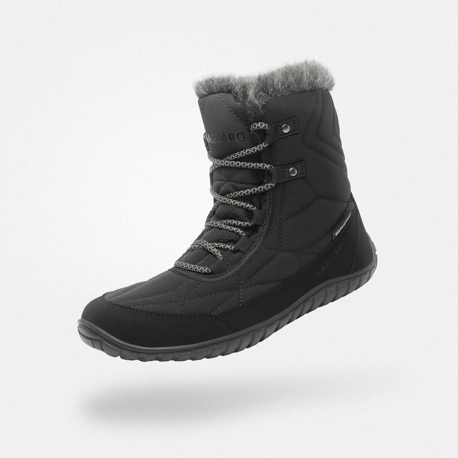 Rise II Waterproof Barefoot Winter Boots - Mid-Calf Suede with Faux Fur
