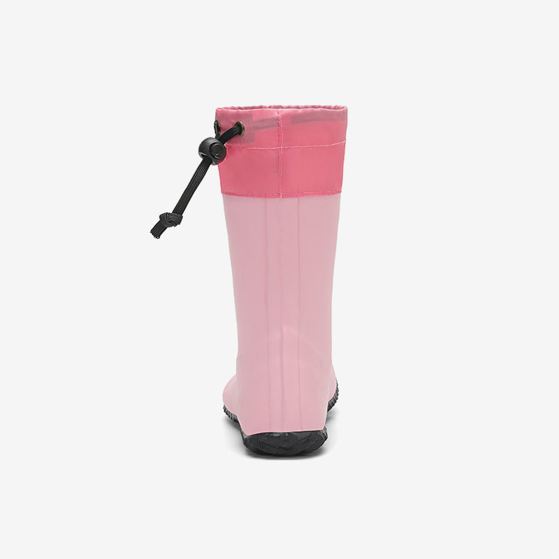 Kids' Barefoot Rain Boots - Wide Toe Box, PVC-Free & Foldable