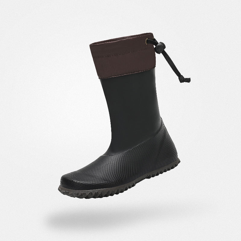 Kids' Barefoot Rain Boots - Wide Toe Box, PVC-Free & Foldable