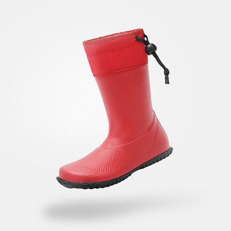 Kids' Barefoot Rain Boots - Wide Toe Box, PVC-Free & Foldable