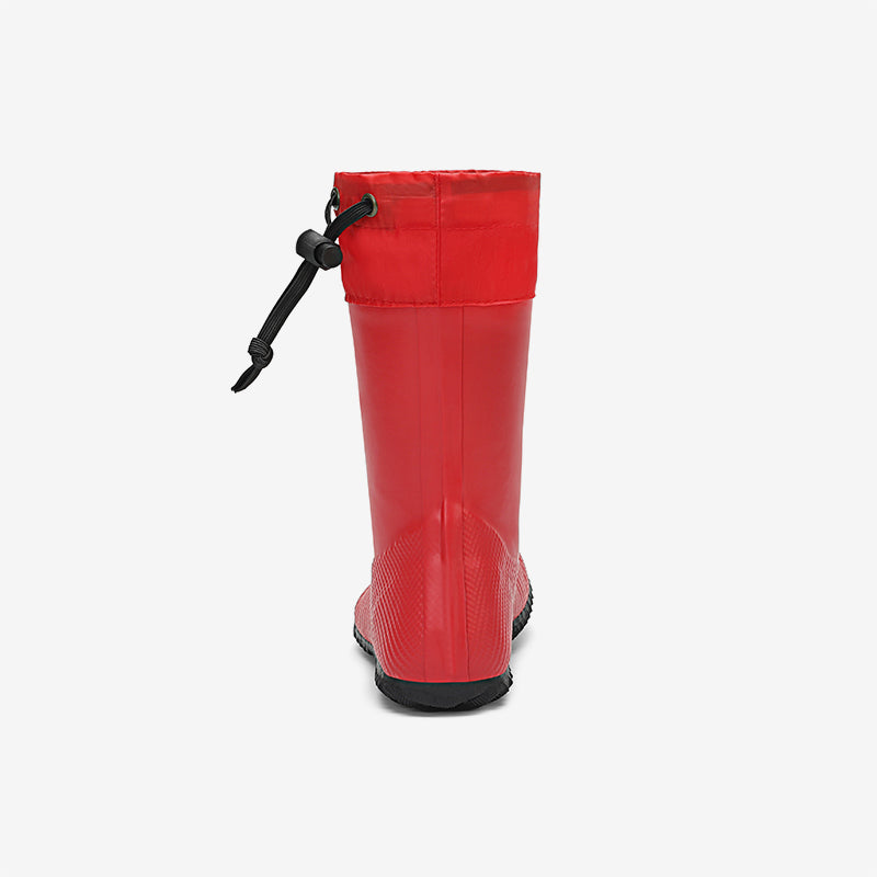 Kids' Barefoot Rain Boots - Wide Toe Box, PVC-Free & Foldable