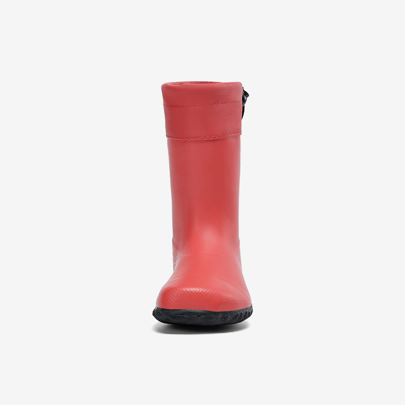 Kids' Barefoot Rain Boots - Wide Toe Box, PVC-Free & Foldable