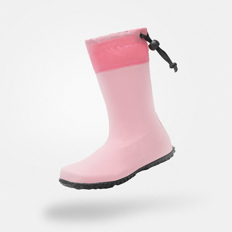 Kids' Barefoot Rain Boots - Wide Toe Box, PVC-Free & Foldable